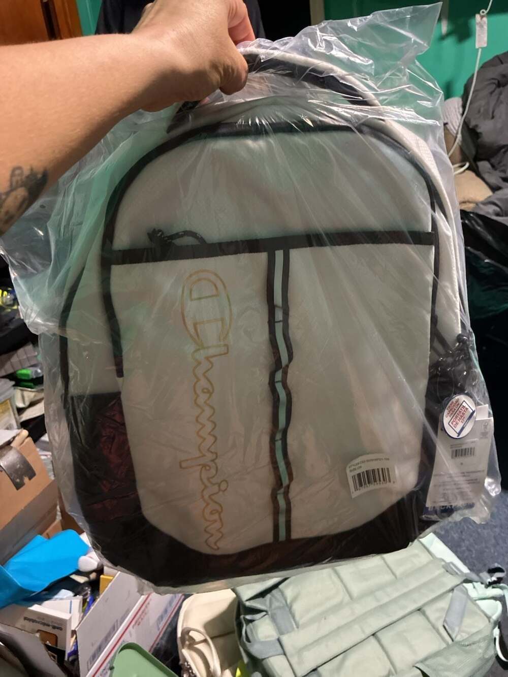 Champion Center Backpack in White